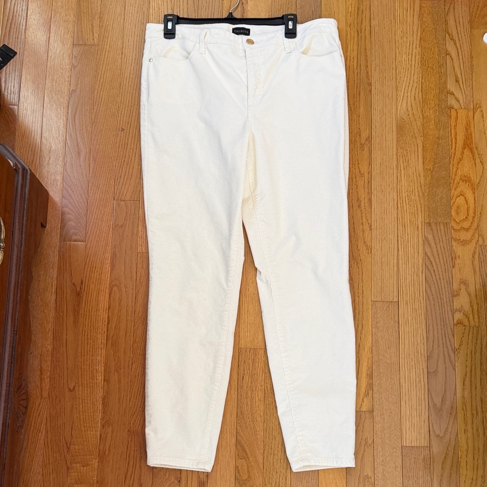 Talbots Cream Straight Leg Pants